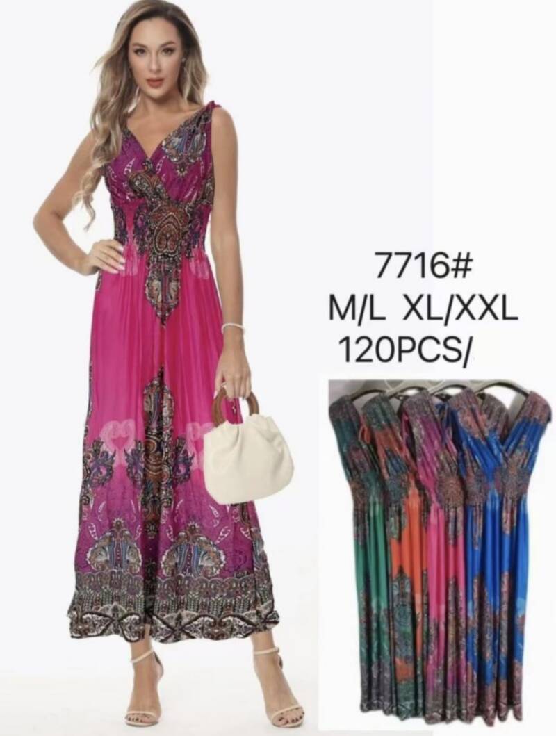 Sukienki damskie Roz M/L-XL/2XL, Mix Kolor Paczka 12 szt